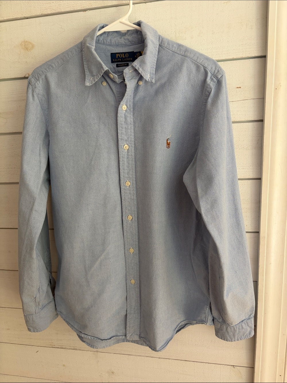 Polo Ralph Lauren Blue Classic Fit Button Down Oxford Shirt Men's Size Medium